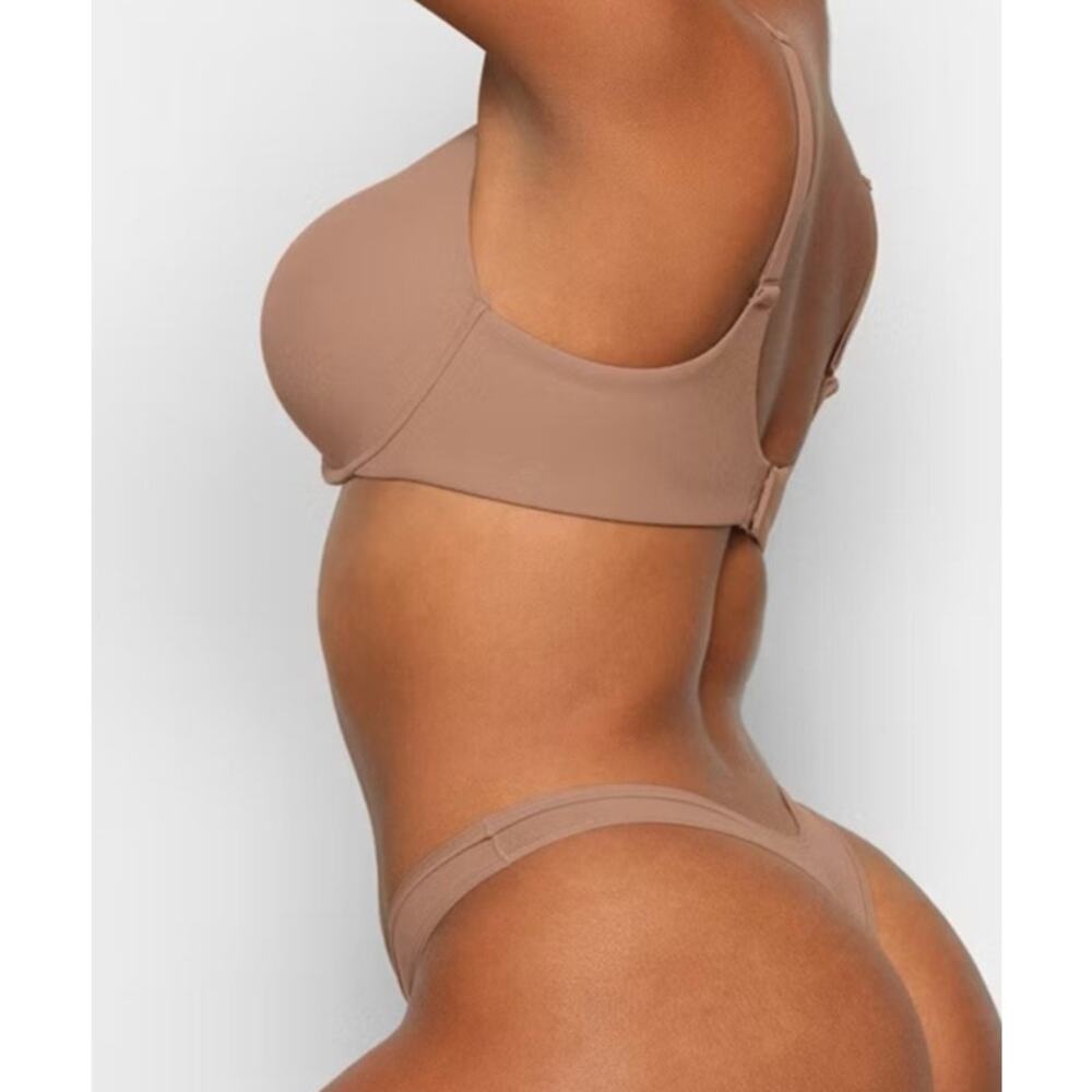 SKIMS Fits Everybody Push Up Demi Bra Sienna 34B NWT Underwire - Picture 2 of 8